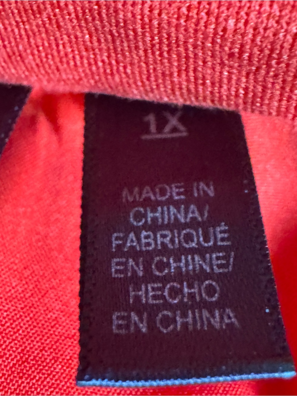 Rafaella Vibrant Red Orange Asymmetrical Zip moto Jacket 1X - Picture 7 of 8